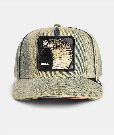 Goorin Bros. Pit Boss Cobra Denim Snapback Hat