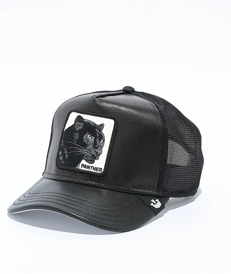 Goorin Bros. Shleather Panther Black Trucker Hat