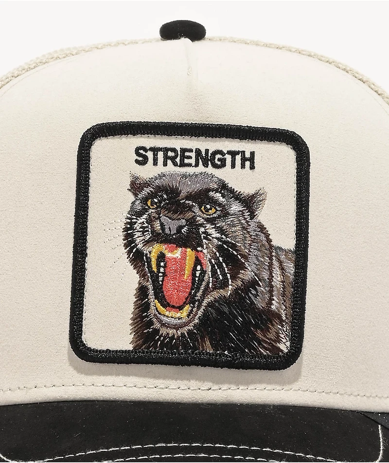 Goorin Bros. Strength Panther White & Black Trucker Hat