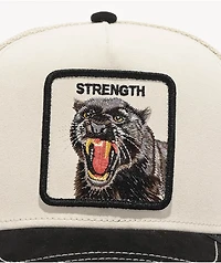 Goorin Bros. Strength Panther White & Black Trucker Hat