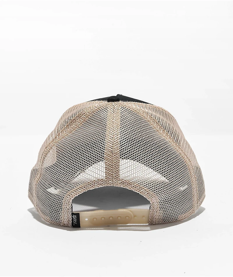 Goorin Bros. The Cock Black & Khaki Trucker Hat