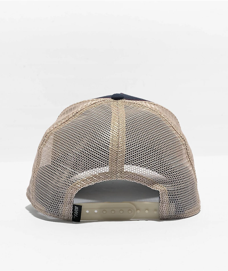 Goorin Bros. The Cock Navy & Red Trucker Hat