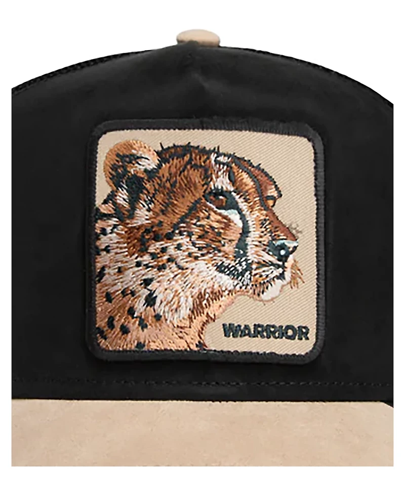 Goorin Bros. The Suede Cheetah Black Trucker Hat
