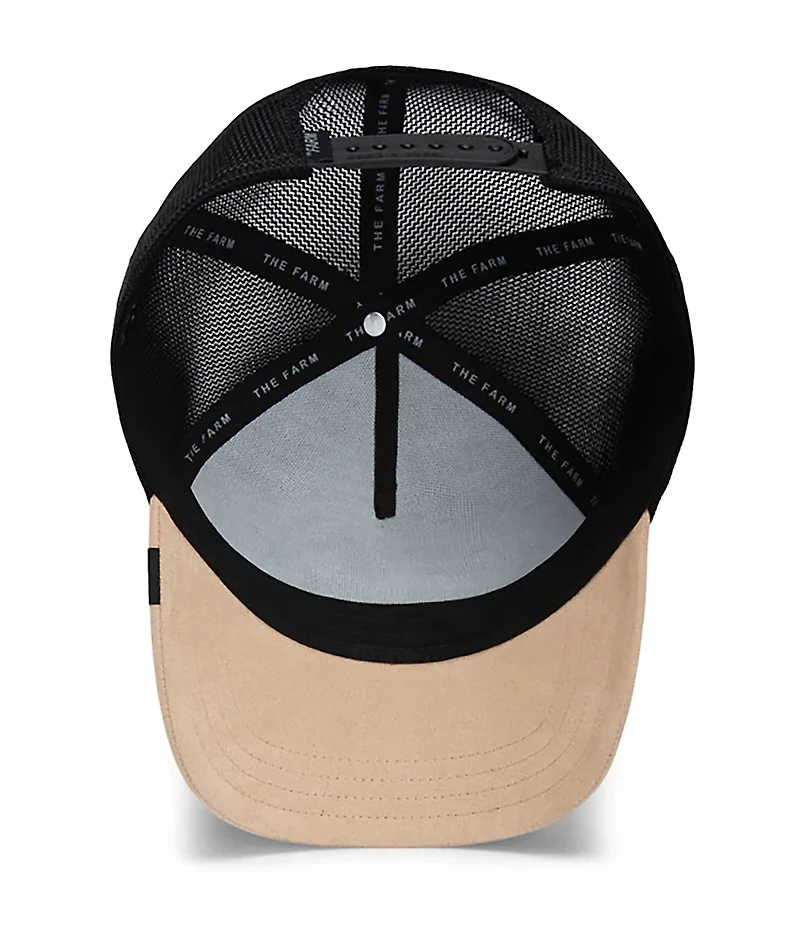Goorin Bros. The Suede Cheetah Black Trucker Hat