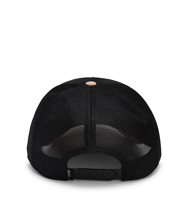 Goorin Bros. The Suede Cheetah Black Trucker Hat