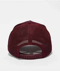 Goorin Bros. Tiger Burgundy Velour Trucker Hat