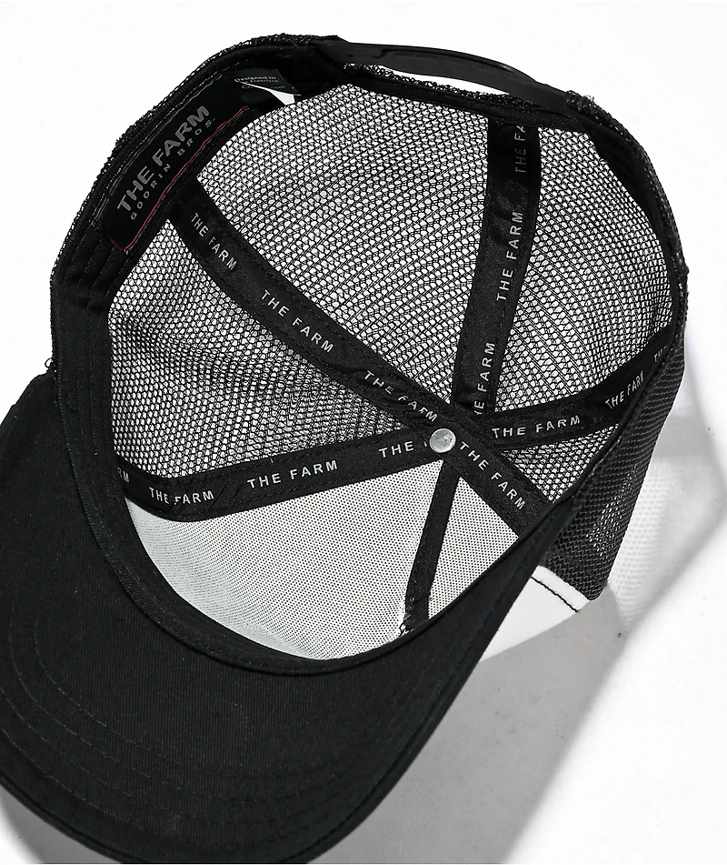 Goorin Cash Cow White Trucker Hat