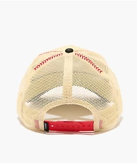 Goorin Venom Snake Fab Farm Beige & Red Trucker Hat