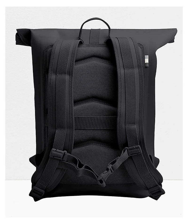 Got Bag Rolltop Lite Monochrome Black Backpack