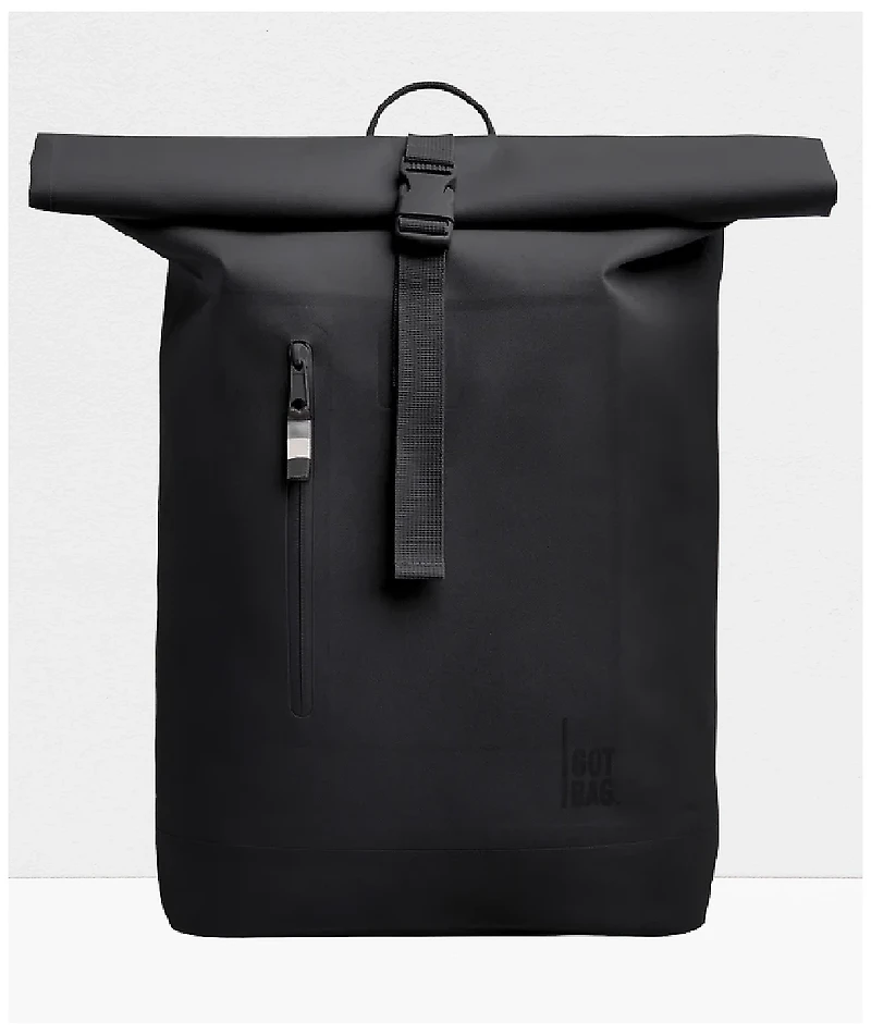 Got Bag Rolltop Lite Monochrome Black Backpack