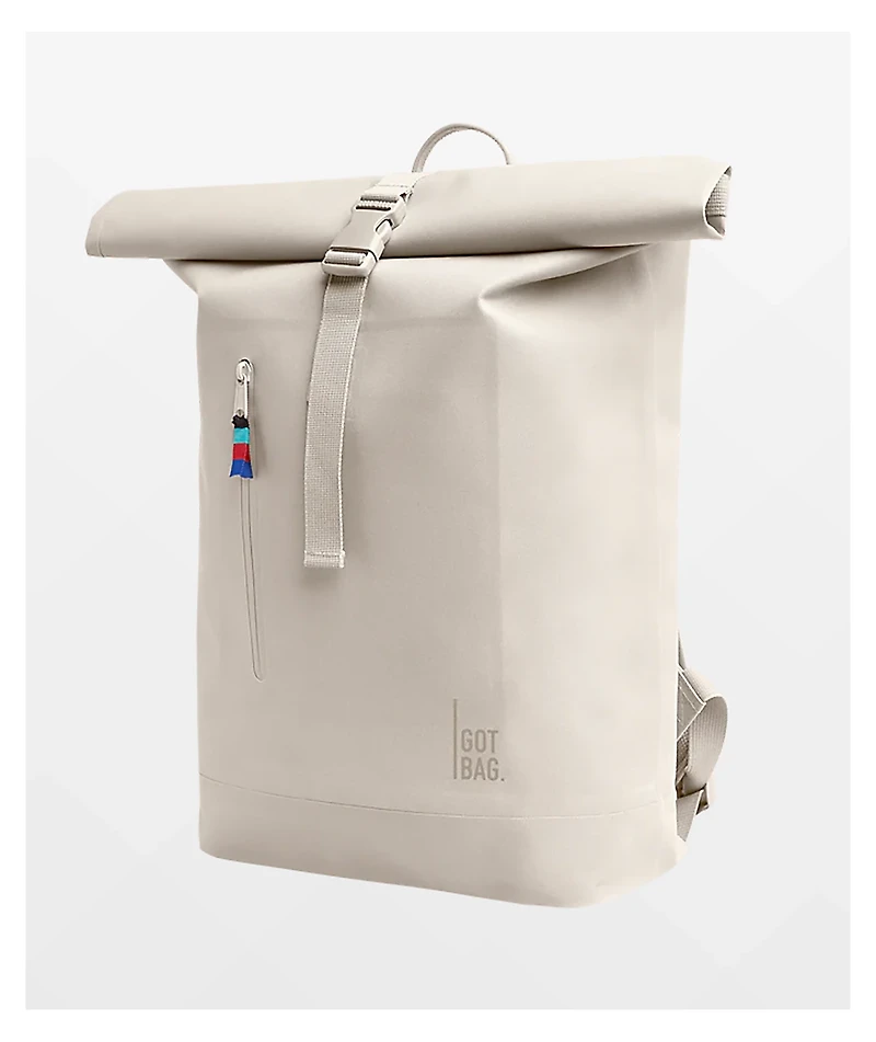 Got Bag Rolltop Lite Soft Shell Beige Backpack