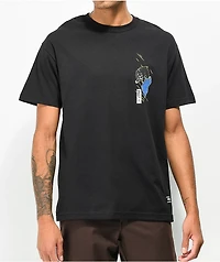 Grizzly Bear Fight Black T-Shirt