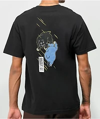 Grizzly Bear Fight Black T-Shirt