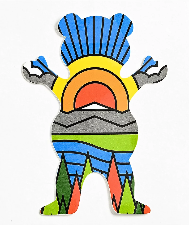 Grizzly XL Bear Sticker