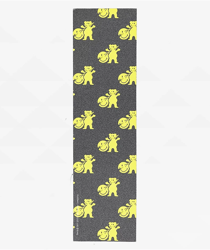 Grizzly x Smiley Meltdown Black Grip Tape