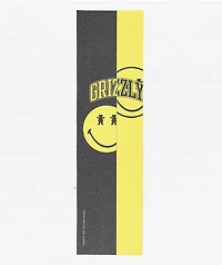 Grizzly x Smiley School of Happiness Black & Yellow Grip Tape