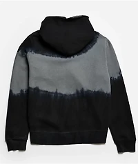 HALF EVIL Arc Blue Wash Body Bag Zip Hoodie