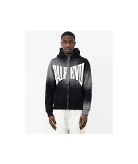 HALF EVIL Arc Blue Wash Body Bag Zip Hoodie