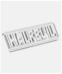 HALF EVIL Brick Silver Pin