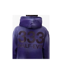 HALF EVIL Logo Ube Purple Wash Hoodie