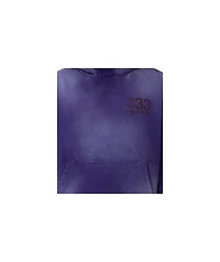 HALF EVIL Logo Ube Purple Wash Hoodie