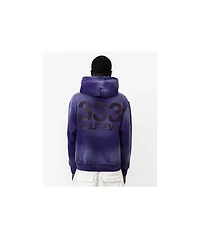 HALF EVIL Logo Ube Purple Wash Hoodie