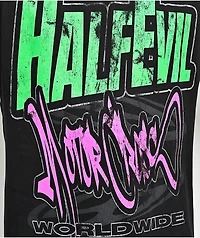 HALF EVIL Motorcross Black Long Sleeve T-Shirt