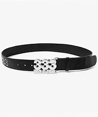 HALF EVIL Studded Logo Black Belt