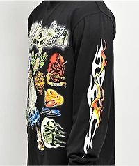 HALF EVIL Tattoo Parlor Black Long Sleeve T-Shirt