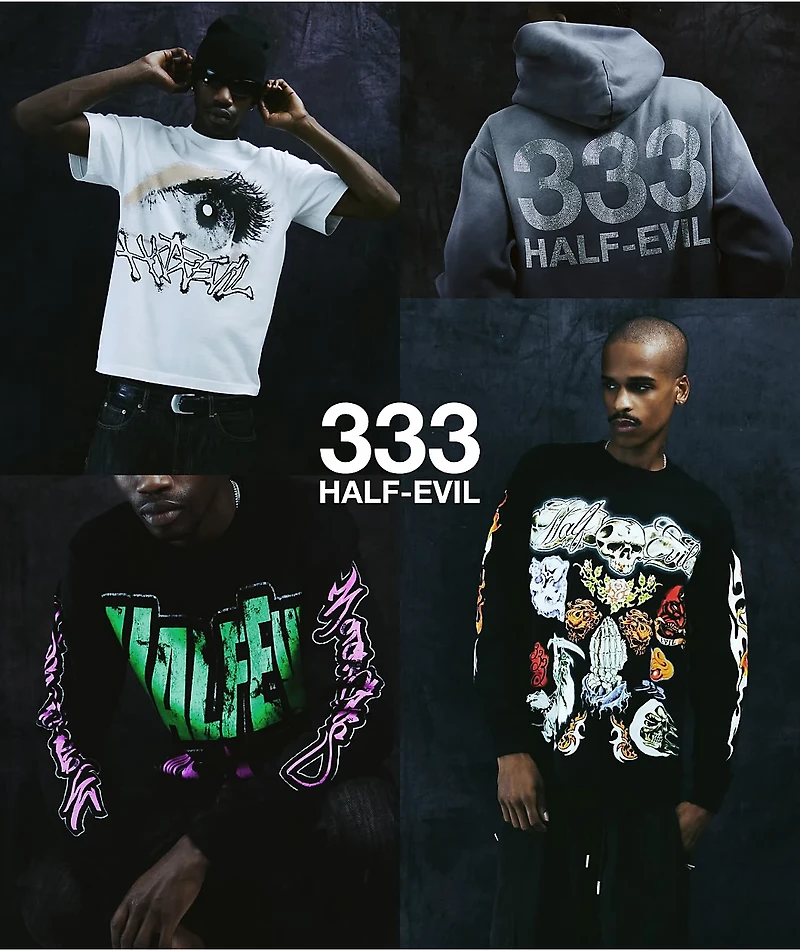 HALF EVIL UV 3Y3 White T-Shirt