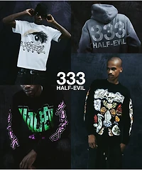 HALF EVIL UV 3Y3 White T-Shirt