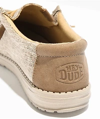 HEYDUDE Wally Ascend Woven Walnut Shoes
