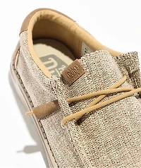 HEYDUDE Wally Ascend Woven Walnut Shoes