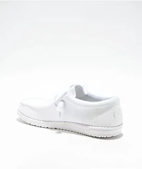 HEYDUDE Wally Funk Mono White Shoes