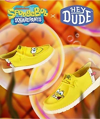 HEYDUDE x SpongeBob SquarePants Wally Funk Yellow Shoes