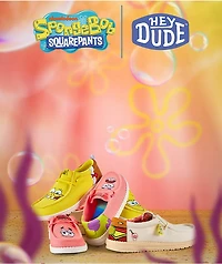 HEYDUDE x SpongeBob SquarePants Wally Krabby Patty Funk Tan Shoes