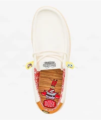 HEYDUDE x SpongeBob SquarePants Wally Krabby Patty Funk Tan Shoes