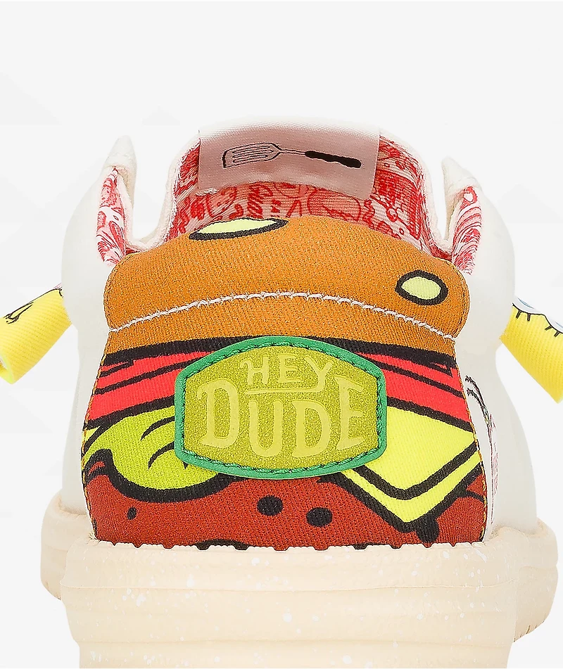 HEYDUDE x SpongeBob SquarePants Wally Krabby Patty Funk Tan Shoes