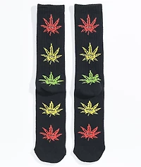 HUF 420 Buddy Black Crew Socks