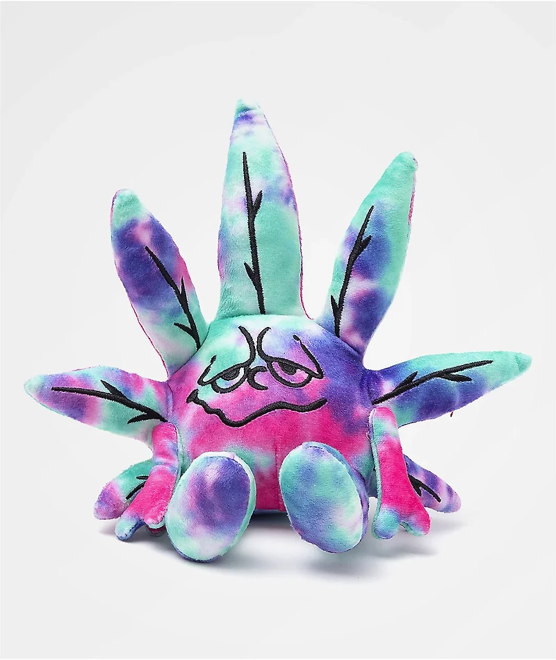 HUF 420 Green Buddy Blue Tie Dye Plush Toy