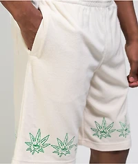 HUF 420 Green Buddy Cream Sweat Shorts
