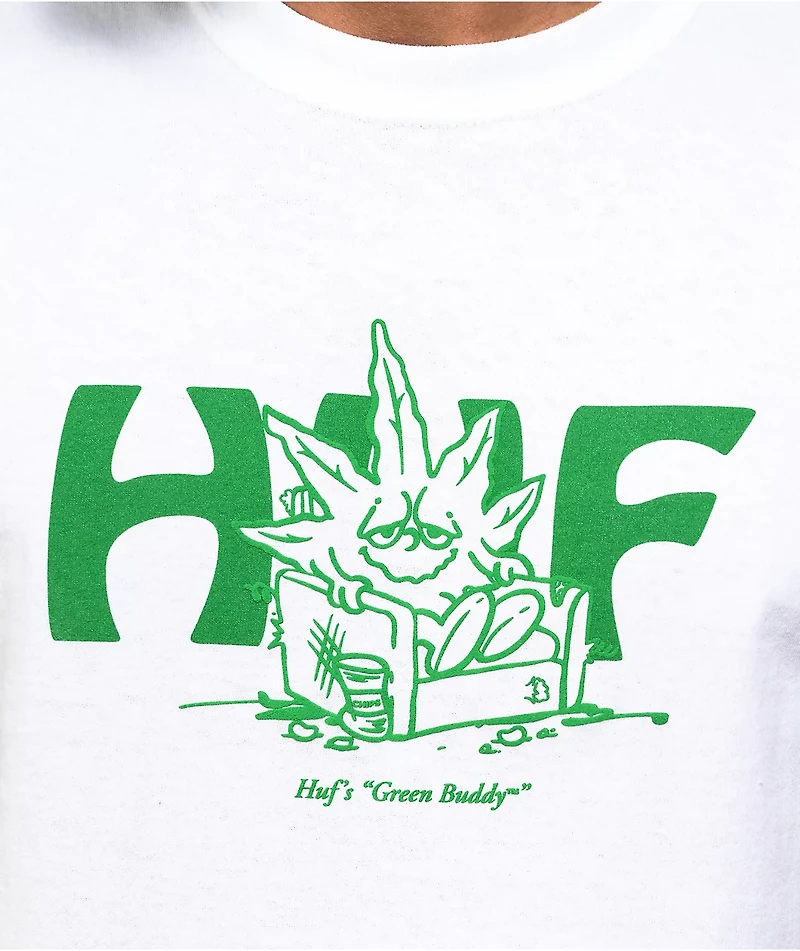 HUF 420 Da Couch White T-Shirt
