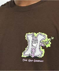 HUF 420 Weed Wizard Brown T-Shirt