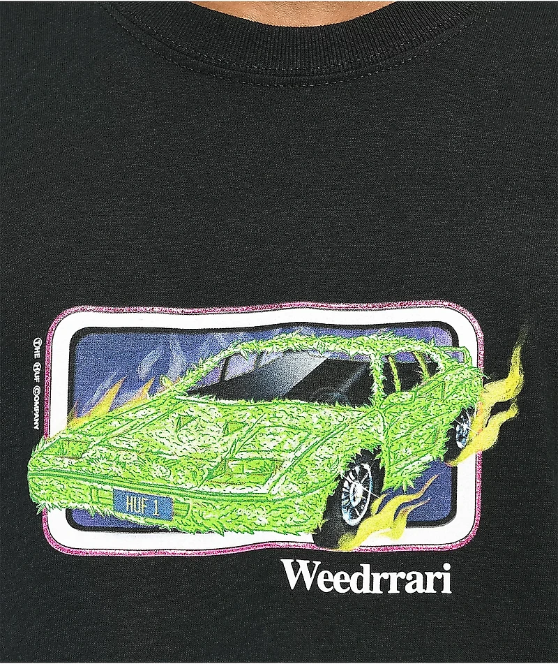 HUF 420 Weedrrari Black T-Shirt