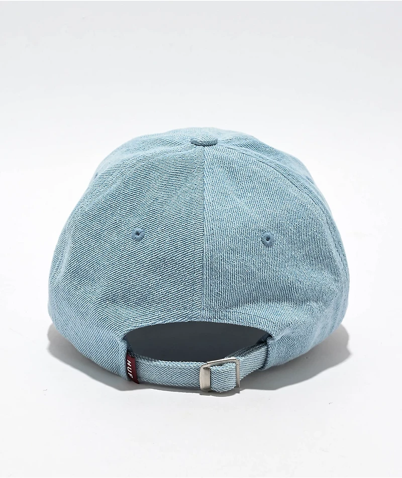 HUF All Star Light Blue Denim Strapback Hat