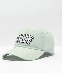 HUF Arch Logo Pastel Green Strapback Hat
