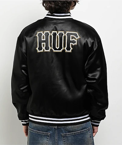 HUF Back 2 Black & Orange Reversible Bomber Jacket