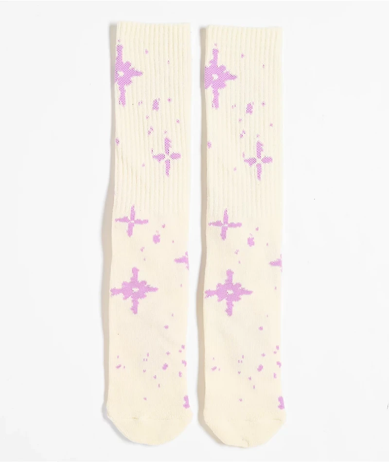 HUF Be Mine Natural Crew Socks