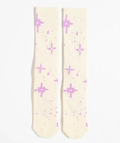 HUF Be Mine Natural Crew Socks