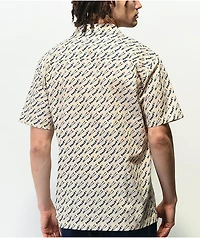 HUF Breaker Natural Button Up Short Sleeve Shirt